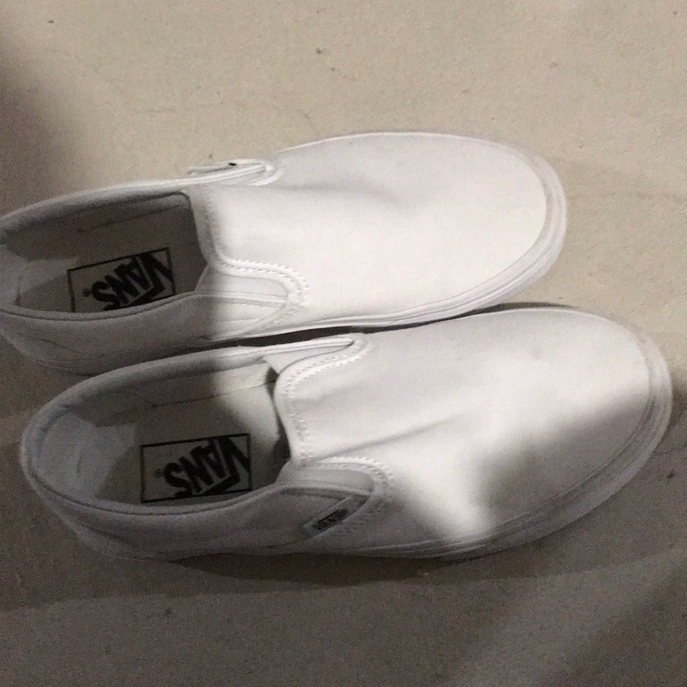 White vans never worn